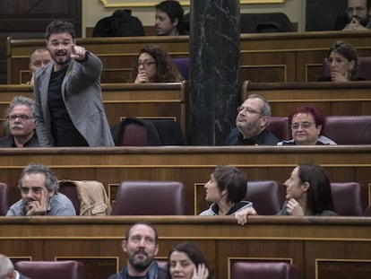 Rufian en el Congreso.