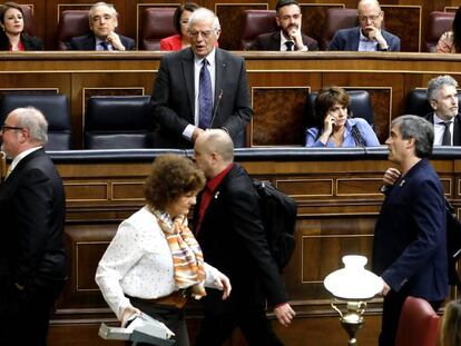 En vídeo, la secuencia del supuesto escupitajo de Salvador a Borrell.