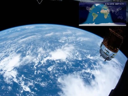 Imagen de la Tierra desde el espacio.