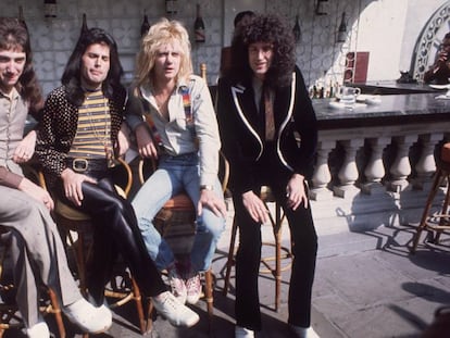 Queen en septiembre de 1976. En vídeo, un fragmento de 'Bohemian Rhapsody'.