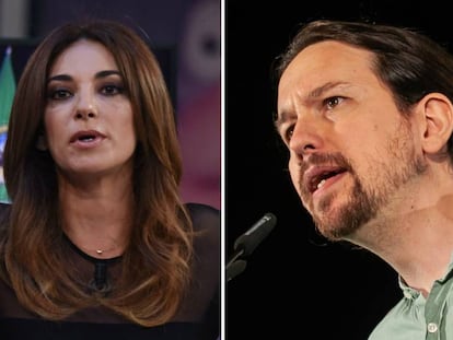 Mariló Montero y Pablo Iglesias. En vídeo, el líder de Podemos se disculpa en el Senado.