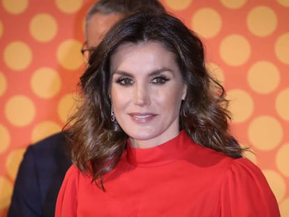 La reina Letizia en los Premios Nacionales de Moda.