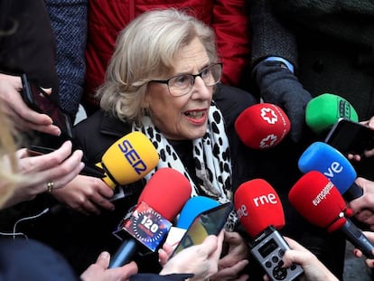 La alcaldesa de Madrid, Manuela Carmena.