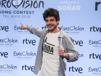 En vídeo, declaraciones de Miki sobre 'La venda', la canción que representará a España en Eurovisión 2019.