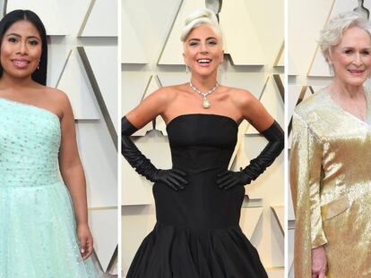 Yalitza Aparicio, Lady Gaga y Glenn Close, a su llegada a los Oscar 2019. En vídeo, las estrellas caminando por la alfombra roja.