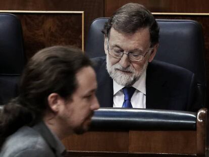 Mariano Rajoy, el pasado marzo en el Congreso. En vídeo, el podcast 'Las Noticias de EL PAÍS'.