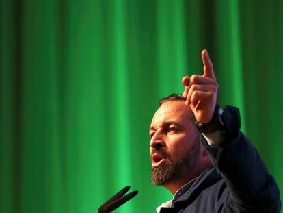 El lider de Vox, Santiago Abascal.