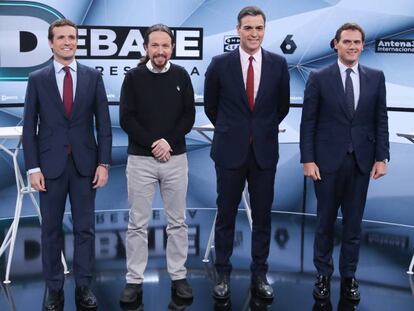 En vídeo, los momentos más tensos entre Casado y Rivera.