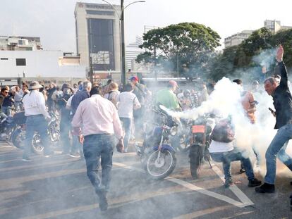 Vídeo en primera persona: máxima tensión en Caracas