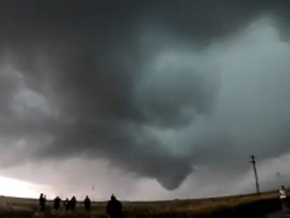 Así se ha formado un tornado en Tulia, Texas.