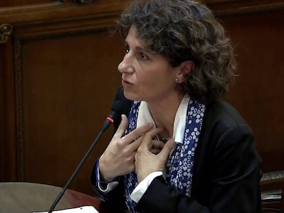 Declaración de la filósofa Marina Garcés en el juicio del 'procés'.