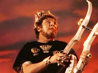 Peter Ustinov interpretando a Nerón en 'Quo Vadis' (1951).