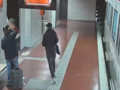 Un vídeo muestra el 'modus operandi' del grupo criminal en el metro de Barcenola.