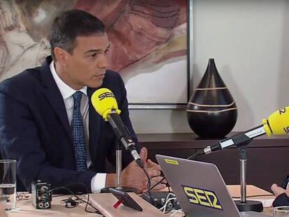 En vídeo, recopilación de las frases de Pedro Sánchez sobre Pablo Iglesias en su entrevista en 'Hoy por hoy', de la Cadena Ser.