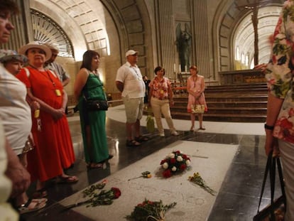 Tumba de Franco en el Valle de los Caídos.