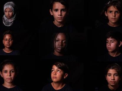 Cortometraje de Historias para no dormir, Reality. Pincha para verlo completo. FOTO: Retratos de niños refugiados en Lesbos (Grecia), por PEDRO ARMESTRE