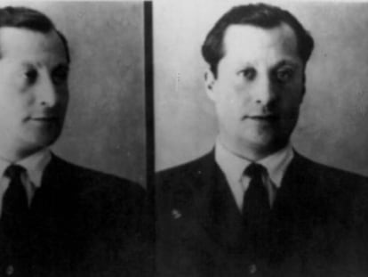 Ficha policial de Primo Rivera, tras ser detenido el 14 de marzo de 1936. En vídeo, declaraciones de Carmen Calvo sobre Primo de Rivera el 25 de agosto de 2018.