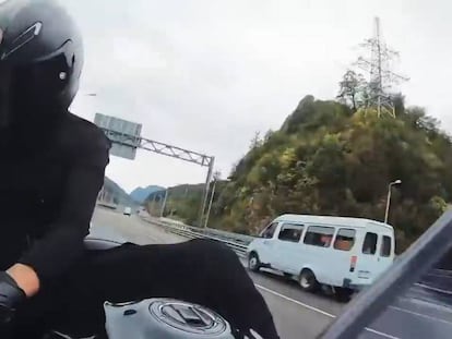 En vídeo, momento del accidente.
