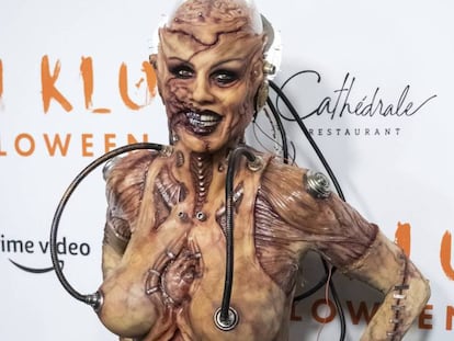 Heidi Klum, en su fiesta de Halloween en Nueva York.