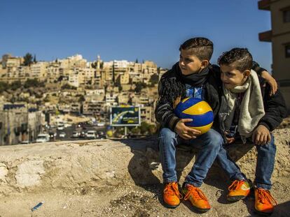 La familia de refugiados sirios que recuperó la infancia para sus hijos