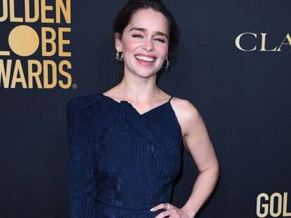 Emilia Clarke, en California (EE UU), el pasado jueves. En vídeo, el audio de la entrevista.