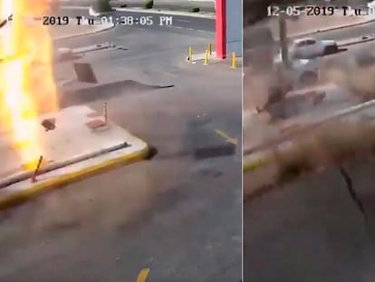 Explosión en una gasolinera en Arabia Saudí.