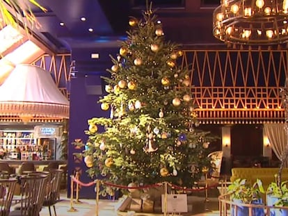 El árbol de navidad del hotel Kempinski Hotel Bahía en Estepona (Málaga).