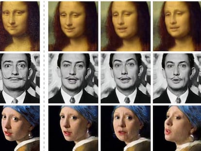 Modelos de imágenes parlantes gracias a la inteligencia artificial. En vídeo, así funciona la tecnología que hace moverse a la Mona Lisa.