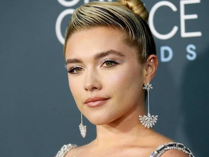 Florence Pugh, en los Critics Choice Awards. En vídeo, el tráiler de 'Mujercitas'.