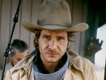 Harrison Ford en 'El rabino y el pistolero' (1979). Ya era entonces una estrella gracias a 'La guerra de las galaxias', estrenada dos años antes. En vídeo, el tráiler de 'La llamada de lo salvaje'.