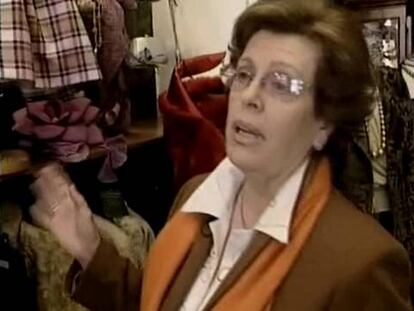 Valentina, la trabajadora que diseñó el traje, dice que ésta ha sido una de sus grandes alegrías en estas navidades