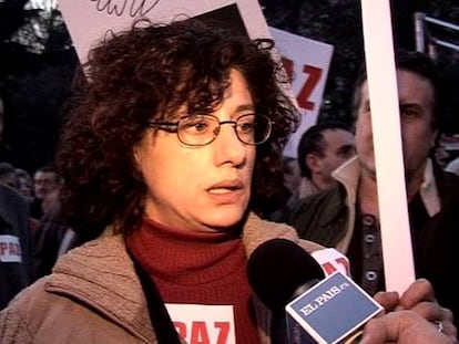 Multitudinaria manifestación en el centro de Madrid contra el terrorismo de ETA