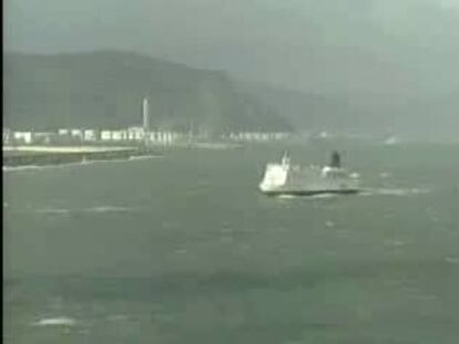 Llegada del ferry a Bilbao