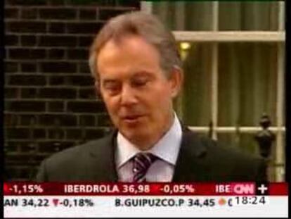 Blair expresa su 'profundo alivio' por la liberación de los militares británicos
