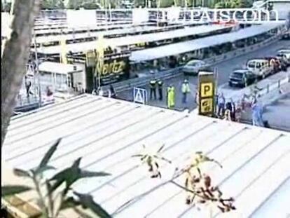 El agente perdió los nervios ya que áquel intentó intimidarle