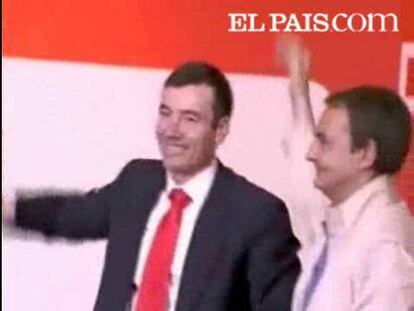 Zapatero clausura el congreso extraordinario de los socialistas madrileños.