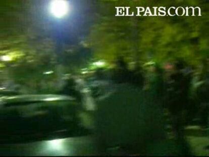 Hubo duros enfrentamientos entre la policía y los manifestantes