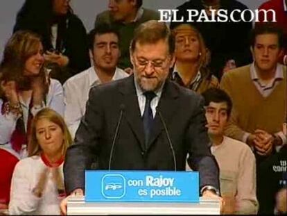 Afirma que el PP apoyará al Gobierno "para derrotar a ETA"