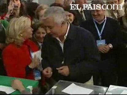 Votaciones de ambos candidatos a presidir la Junta de Andalucía