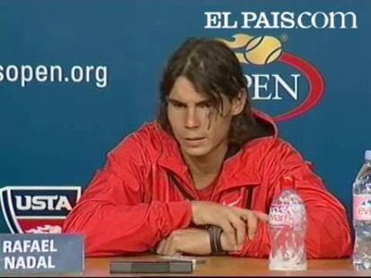 Nadal afirma que ha superado "la asignatura pendiente" tras clasificarse para semifinales del US Open