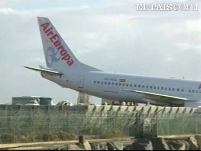 El exceso de velocidad ha sido la causa del aterrizaje de emergencia realizado por un avión de Air Europa en Lanzarote. El piloto ha calculado mal y, según la compañía, ha hecho una aproximación desestabilizada.