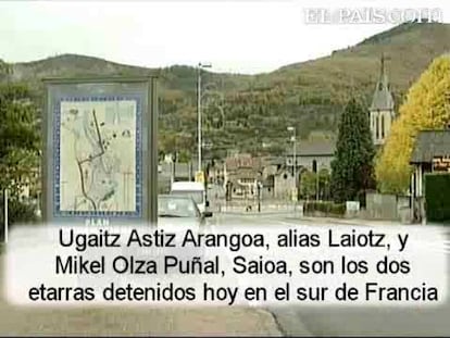 Ugaitz Astiz Arangoa, alias Laiotz, y Mikel Olza Puñal, Saioa, son los dos etarras detenidos hoy en el sur de Francia