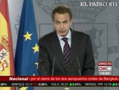 Zapatero: "Se terminarán las obras de la 'Y' vasca"