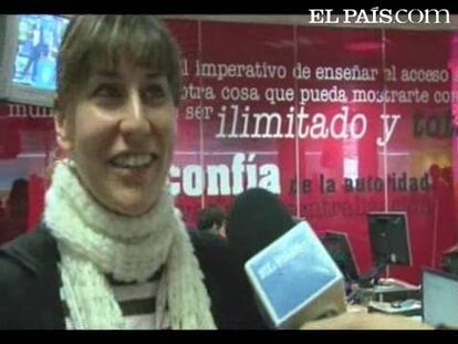 La alegría del trabajador premiado