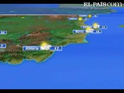 El tiempo para mañana día 24 de febrero