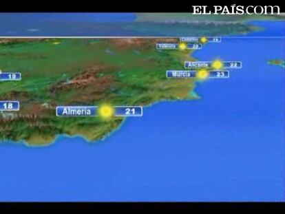 El tiempo para mañana día 8 de abril