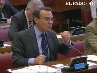 El fiscal general del Estado ha comparecido en el Senado, donde ha manifestado su "respeto y admiración" por el Cuerpo Policial