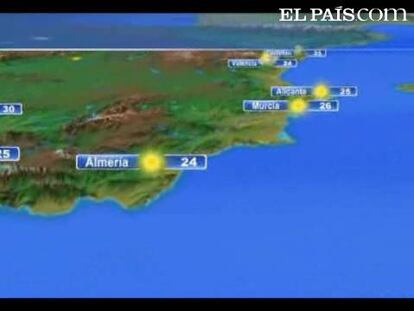 El tiempo para mañana día 7 de mayo