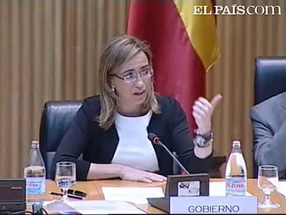 La ministra solicita el apoyo de los grupos en el Congreso. -Calcula el coste del envío en 44 millones de euros