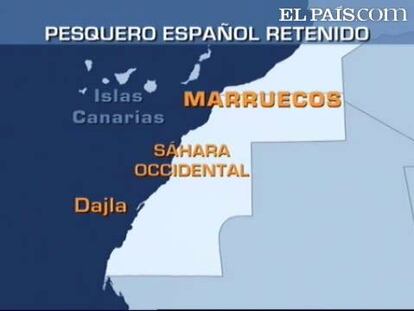 El pesquero está retenido en Dakhla, en el sáhara Occidental